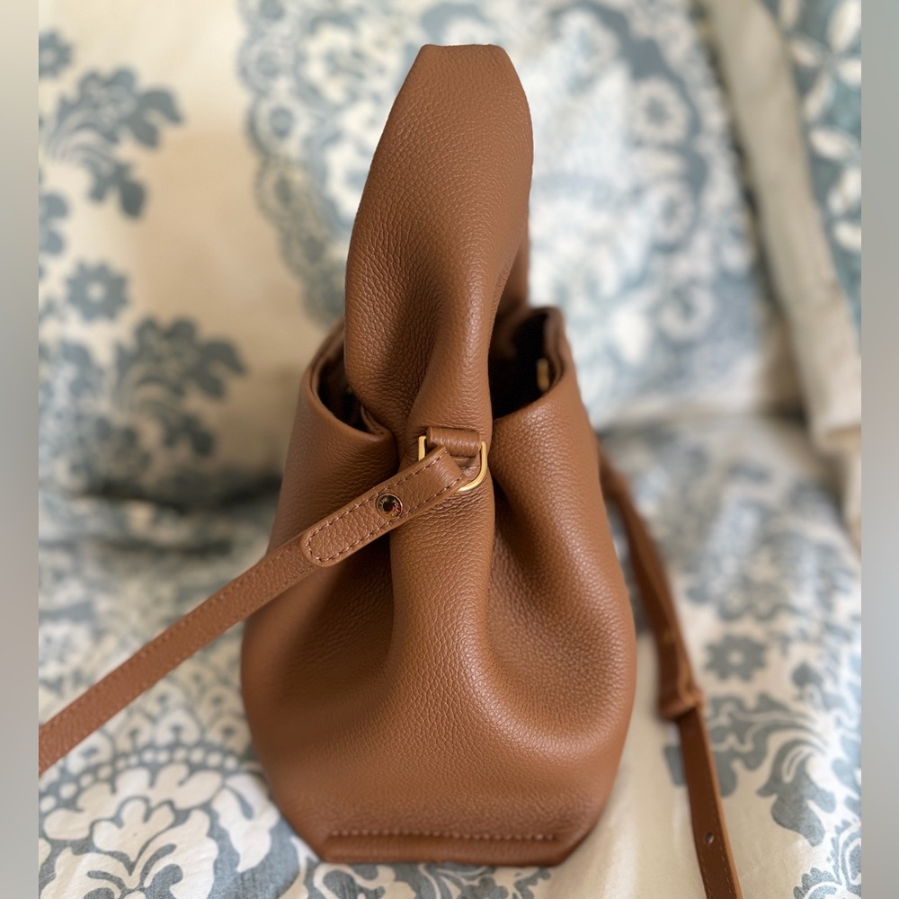 Polene Numero Neuf Mini Textured Camel - Picture 2 of 15